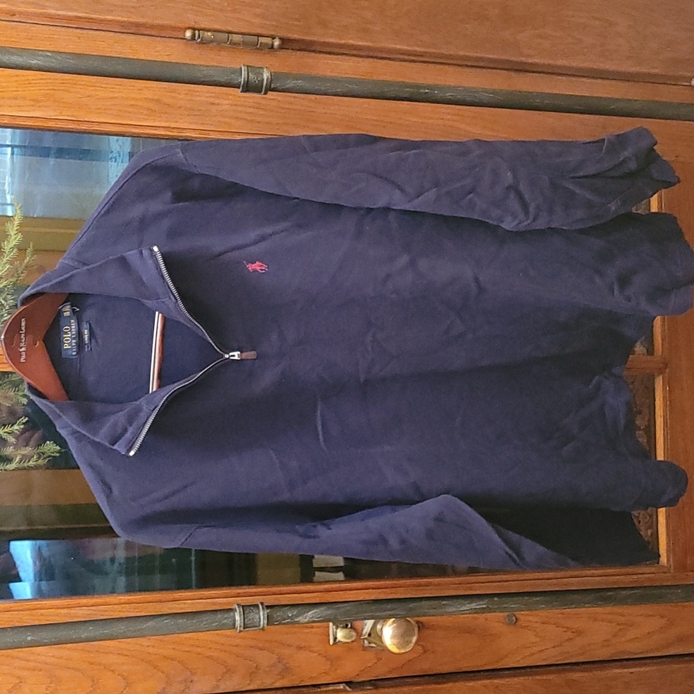 Polo by Ralph Lauren navy blue quarter zip pull over. size XXL